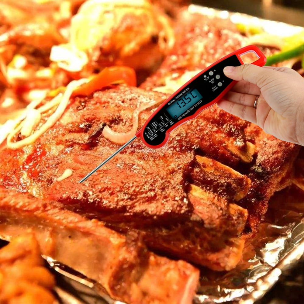 LAATIKUI Meat thermometer food grill measurement waterproof probe thermometer