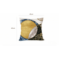 thumbnail image 3 of Peach Skin Geometric Abstract Landscape Pillowcase, Very Suitable For Sofa, Bedroom, Chair, Courtyard Decoration-week, 3 of 4