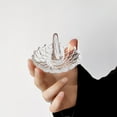 thumbnail image 6 of ST Round Crystal Ring Holder, Elegant Jewelry Glass Display for Men & Women, 1 Count, 6 of 7