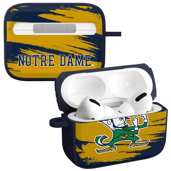 Notre Dame Fighting Irish Paint Stripe HDX Case Cover Compatible with Apple AirPods Pro 1 & 2 by Affinity Bands
