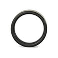 thumbnail image 5 of Mens Black Ceramic Wedding Band Ring 8mm with 14K Yellow Gold Inlay for Men, 5 of 6