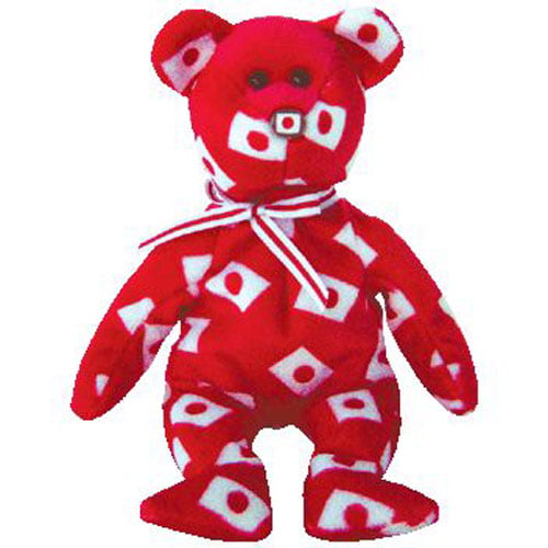 Ty Beanie Babies Hikari The Bear Flag Nose Baby Japan MINT Tag 008421460410 for sale online 