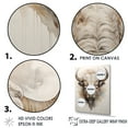 thumbnail image 3 of Designart "Great Plains Bison Bust III" Animals Buffalo Floater Framed Canvas Prints, 3 of 5