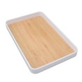 thumbnail image 1 of Bandejas Rectangulares para Servir, Bandeja de Plástico Multiusos Antideslizante para Cafetería para mesa de Café, Fiestas en la Cocina, Bandeja de Plástico Apilable Y, 1 of 7