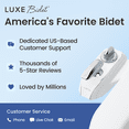 thumbnail image 4 of LUXE Bidet NEO 320 PLUS - Warm Water Bidet Attachment, Dual Nozzles, Feminine & Rear Wash (Chrome), 4 of 10
