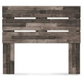 thumbnail image 2 of Signature Design by Ashley Neilsville Butcher Block Tête de Lit à Panneaux, Grand Lit, Brun, 2 of 2