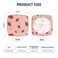 thumbnail image 6 of Uemuo Cute Strawberry C Pattern Waterproof Square Couch Cushion Covers, Magic Sofa Covers Washable, Stretch Sofa Seat Cushion Slipcovers, 6 of 9