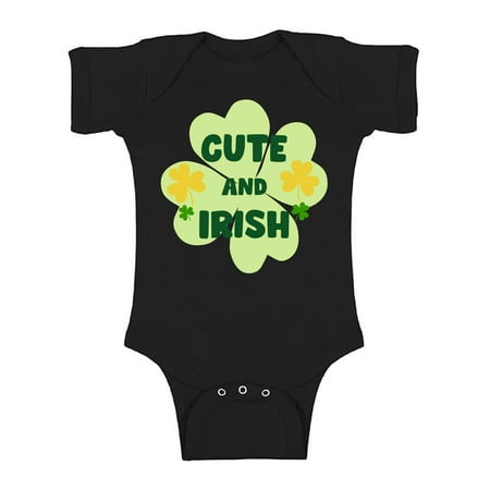

Awkward Styles St Paddys Day Baby Bodysuit Cute and Irish Romper Irish Day