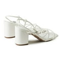 thumbnail image 4 of J. Adams Camila Sandals for Women, Square Open Toe Strappy Mid Block Heels, Elegant & Comfortable, 4 of 7