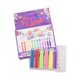 thumbnail image 2 of Velas de llama de colores, velas de cumpleaños, velas para tartas de fiesta, geniales y bonitas., 2 of 2