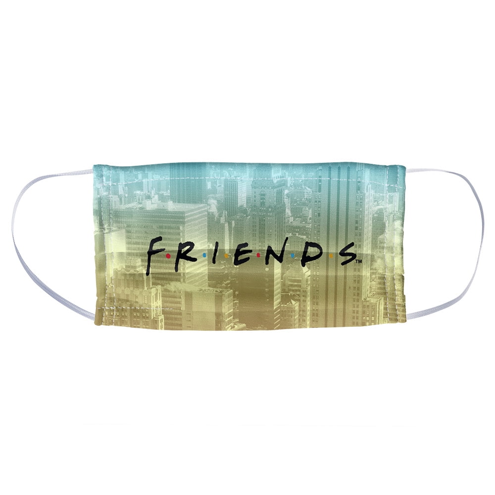 Friends New York City Gradient 1-Ply Reusable Face Mask Covering, Unisex