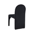thumbnail image 6 of Meridian Furniture Summer Black Velvet Dining Side Chair (Set of 2), 6 of 6