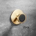 thumbnail image 1 of Gancho, Baño Potente Toallero Gancho de Ducha de Pared Soporte para Albornoz 2 Piezas, 1 of 5