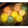 thumbnail image 3 of 20 bolas de algodón blanco de 5 cm para colgar luces de hadas para bodas, fiestas y eventos. C_USB, 3 of 8