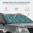 thumbnail image 4 of Balery Dachshund Dog Parasol para parabrisas de coche de 2 piezas | Parasol plegable para parabrisas delantero de coche para la mayoría de sedanes-Small, 4 of 6