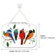 thumbnail image 4 of Yuarrent Atrapasoles para ventana con forma de ave, colgante acrílico teñido para accesorios de decoración del hogar Decoración del hogar 4 pajaritos Yuarrent HA005578-03, 4 of 6