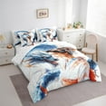 thumbnail image 3 of Erosebridal Tokyo Geisha Bedding Sets Full Size, Magic Dragon Bedding Full Size, Japanese Style Reversible Comforter Sets with Sheets, Microfiber Room Decor, 7 Pieces, 3 of 6