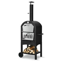 Spaco Grill, Outdoor BBQ Grill,Portable Outdoor Pizza Oven with Pizza Stone and Waterproof Cover