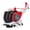 Red, variant on BIMZUC Electric Transforming Airplane Toy, Rotating Helicopter Model with Flashing Lights and Dynamic Music, Universal Wheel Vehicle for Kids Boys Girls 6.3 inches / 16 cm Red