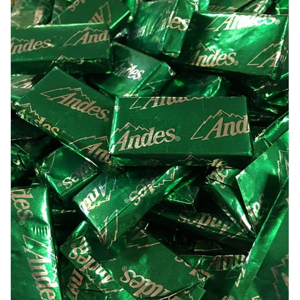 Andes Creme Mint Thins, After Dinner Chocolate Mints, Individually