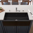 thumbnail image 3 of ALFI brand AB3618HS-Bg Kitchen Sink Black gloss, 3 of 10