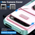 thumbnail image 6 of For Google Pixel 9 Pro XL Case with Slide Camera Cover, [Full Camera Protection] [Magnetic Rotated Kickstand] Military Grade Shockproof Heavy Duty Cover, 6 of 9