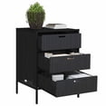 thumbnail image 2 of vidaXL Armoire de Rangement de Jardin Noire 55x59x80 cm en Rotin Poly, 2 of 5