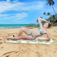 thumbnail image 6 of GZHJMY Beautiful Flower Beach Towel Quick Dry Absorbent Bath Towels Sandproof Lightweight Towel for Gym Yoga Sports Swimming- 30x60in Washcloth, 6 of 7
