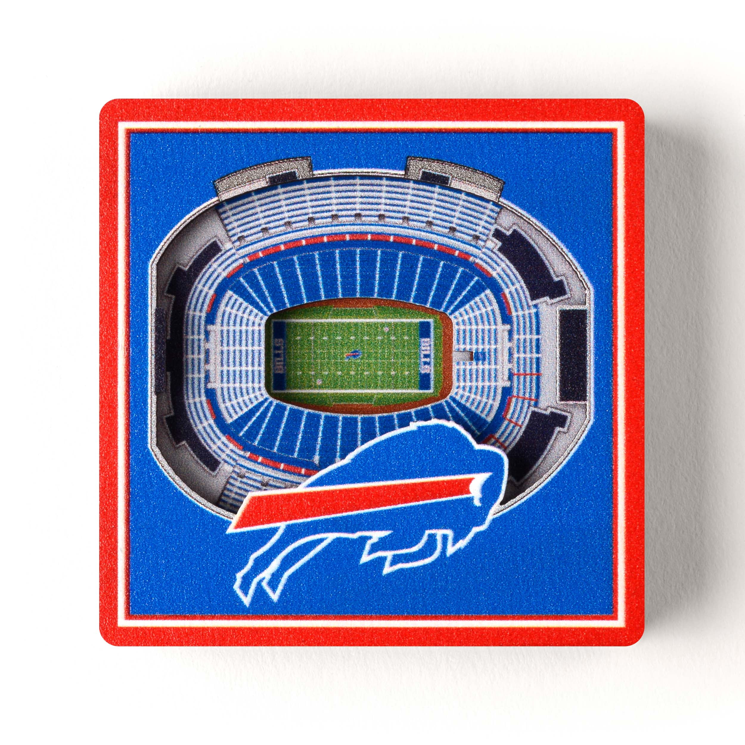 YouTheFan NFL Buffalo Bills 3D StadiumView Magnet