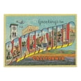 thumbnail image 2 of Greetings from Bakersfield, California, Vintage Halftone (1000 Piece Puzzle, Size 19x27, Challenging Jigsaw Puzzle for Adults and Family, Made in USA), 2 of 4