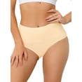 thumbnail image 1 of INSPIRAR CHIC Ropa interior para el Día de la Madre para Mujeres, Panties de Control de Abdomen de Cintura Alta, Breves Transpirables S Beige, 1 of 4