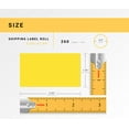 thumbnail image 3 of HOUSELABELS 2.25" x 1.25" Yellow Address Labels on 0.75" Core Compatible With Zebra and Rollo Printers, 100 Rolls / 260 Labels per Roll, 3 of 8