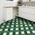 thumbnail image 4 of DEWOO Peel and Stick Floor Tile, Peel and Stick Flooring Self Adhesive, Waterproof Vinyl Flooring Suitable for Bathroom, Kitchen, Dark Green(12 x 12 In, 10PCS), 4 of 9