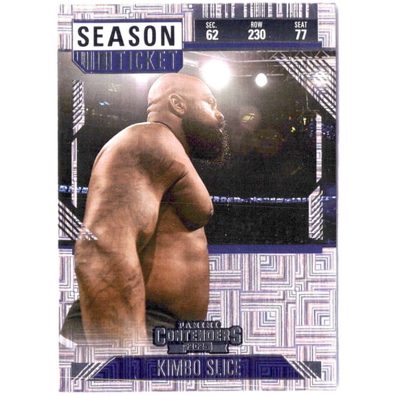 Collectible 2025 Panini Contenders PFL Kimbo Slice #3 Season Ticket MMA Card