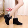 thumbnail image 3 of Womens Warm Fur Lined Winter Snow Boots Waterproof Ankle Boots Outdoor Booties Comfortable Shoes for Women, 3 of 8