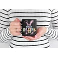 thumbnail image 2 of My 1st Easter feat. a Bunny Art Merch Gift, Black 11oz Ceramic Mug, 2 of 5