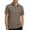 Brown, variant on HOWPAY Mens Polo Shirts Short Sleeve Solid Color Classic Button Collared T-Shirt Casual Lightweight Loose Fit Athletic Work Polo T-Shirts Blue L