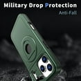 thumbnail image 2 of for iPhone 17 Pro Max Case with Kickstand Sliding Camera Cover, Military Grade Shockproof Portective Compatible with MagSafe Wireless Charger Slim Case Cover for iPhone 17 Pro Max, Darkgreen, 2 of 5