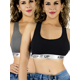 thumbnail image 1 of Set de 2 Bras Mujer Unitalla Con Copas Push Up Peto Medio Comodidad Sin Varilla, 1 of 5