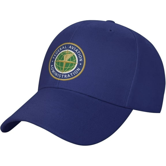 Classics Baseball Cap The United States Federal Aviation Administration Caps Adjustable for Women Men Blue