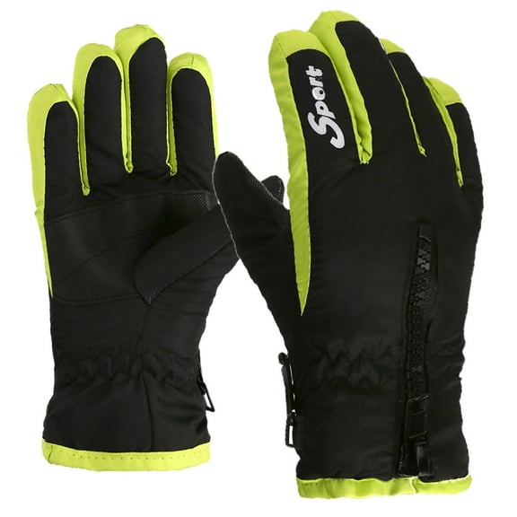 VOAVEKE Toddler Snow Gloves, Winter Kids Mittens, Winter Gloves For Kids Boys Girls Snow Windproof Mittens Outdoor Sports Skiing