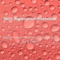 thumbnail image 5 of Terracotta Extra Long Waterproof Shower Curtain Liner 71x79 Inches, 5 of 7