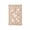 Taupe, variant on My Texas House Celine Red Scallop Faux Fur Washable Indoor Area Rug, 2' x 3'