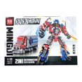 thumbnail image 3 of 2 in 1 Transforming Mech Robot Building Toy Set,  with Lego Car, 830 PCS Racing Car Building Blocks Kit for Adults, Construction Truck Vehicle Educational Gift Toy for Boys 8-14, 3 of 16