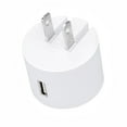 thumbnail image 3 of Chargeur mural USB pliable Onn 2,4 A de type A avec indicateur LED, blanc, 3 of 4