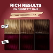 Splat Midnight Black Cherry Hair Dye Kit, Semi-Permanent Red Hair Color for Brunettes, Vegan