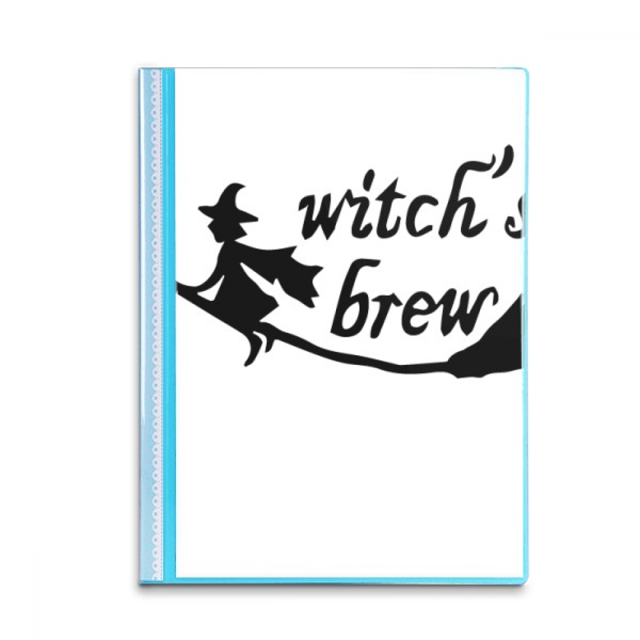 Ingles presupuesto Diseño bruja Brew Carpeta combinada de protección de páginas