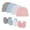 C Light Grey&White&Light Blue&Pink, variant on Baby Hats with Scratch Mittens Set Unisex Newborn Hospital Hats for Baby Boys Girls Cute Infant Beanie Caps Cotton Soft Baby Hat Navy&Light Blue&Light Grey&White One Size
