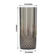 thumbnail image 2 of BalsaCircle Black 6 Crystal 14 oz Plastic Reusable Drinking Glasses Party Events Tableware Decorations, 2 of 8