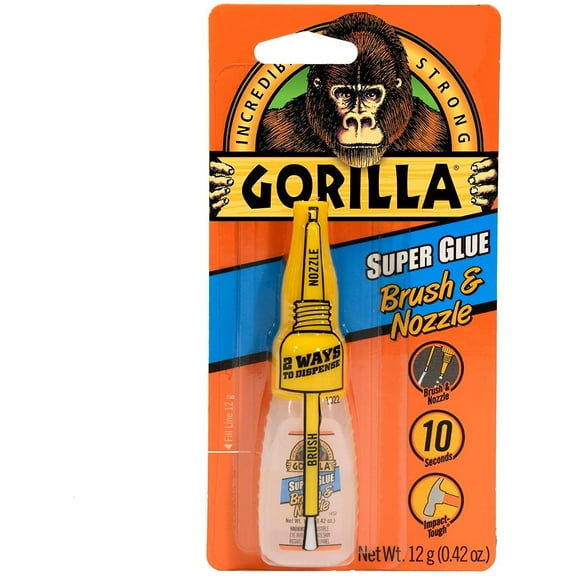 Gorilla Super Glue Brush Bonus 12 grams
